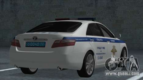 Toyota Camry 2007 MS DPS traffic police for GTA San Andreas
