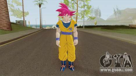 Goku SSJ God for GTA San Andreas