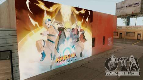 Naruto Shippuden Wall for GTA San Andreas