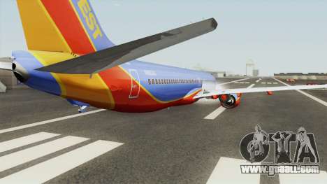 Boeing 737-800 Southwest Airlines (Canyon Blue) for GTA San Andreas