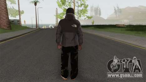 The North Face Black Guy for GTA San Andreas