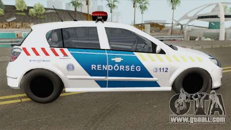 Opel Astra H Magyar Rendorseg for GTA San Andreas