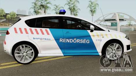 Seat Leon Cupra Magyar Rendorseg (Fixed) for GTA San Andreas