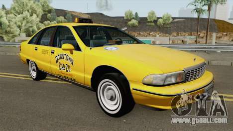 Chevrolet Caprice 1991 Taxi for GTA San Andreas