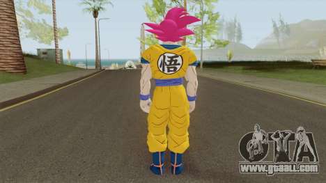 Goku SSJ God for GTA San Andreas