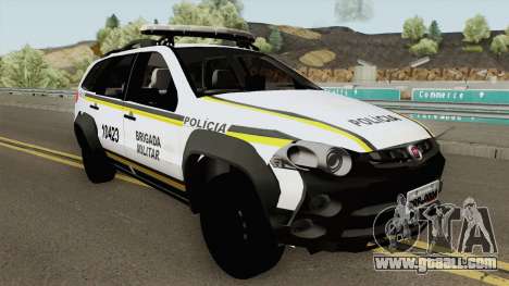 Fiat Palio Weekend Brazilian Police (White) for GTA San Andreas