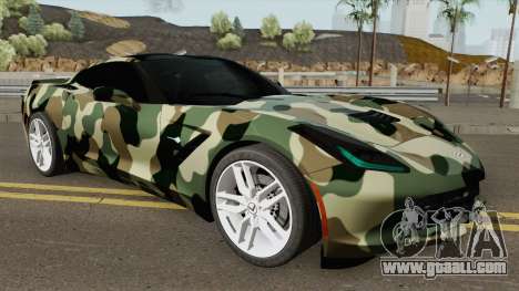 Chevrolet Corvette C7 (Army Style) for GTA San Andreas