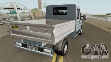 Peugeot Boxer Pickup Double Cabin for GTA San Andreas