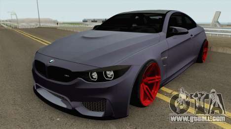 BMW M4 2014 SlowDesign (Red Wheels) for GTA San Andreas