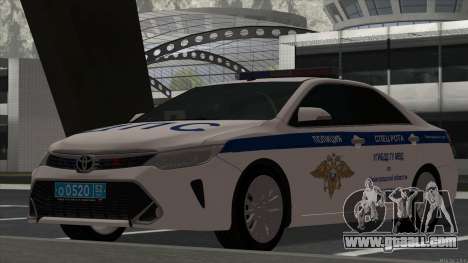 Toyota Camry 2015 traffic police for GTA San Andreas