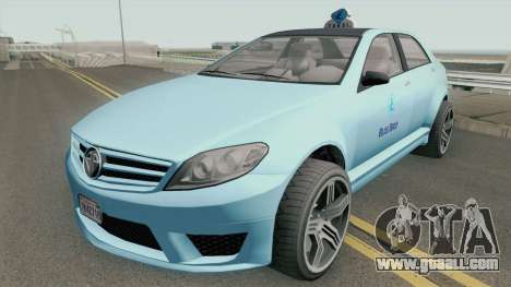 Benefactor Schafter Blue Bird Taxi GTA V for GTA San Andreas