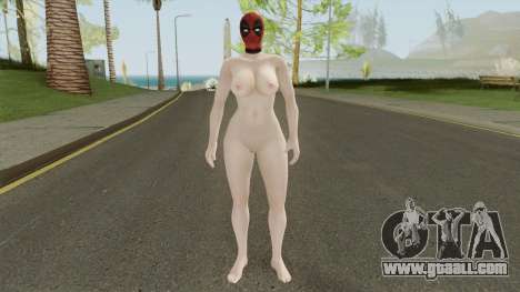 Honoka Nude Cosplay Lady Deadpool for GTA San Andreas