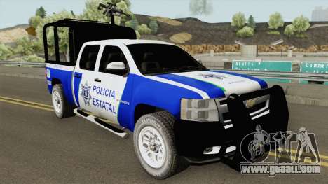 Chevrolet Silverado Policia Estatal Tamaulipas for GTA San Andreas