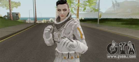 GTA Online: Arena Wars - White Astronaut for GTA San Andreas