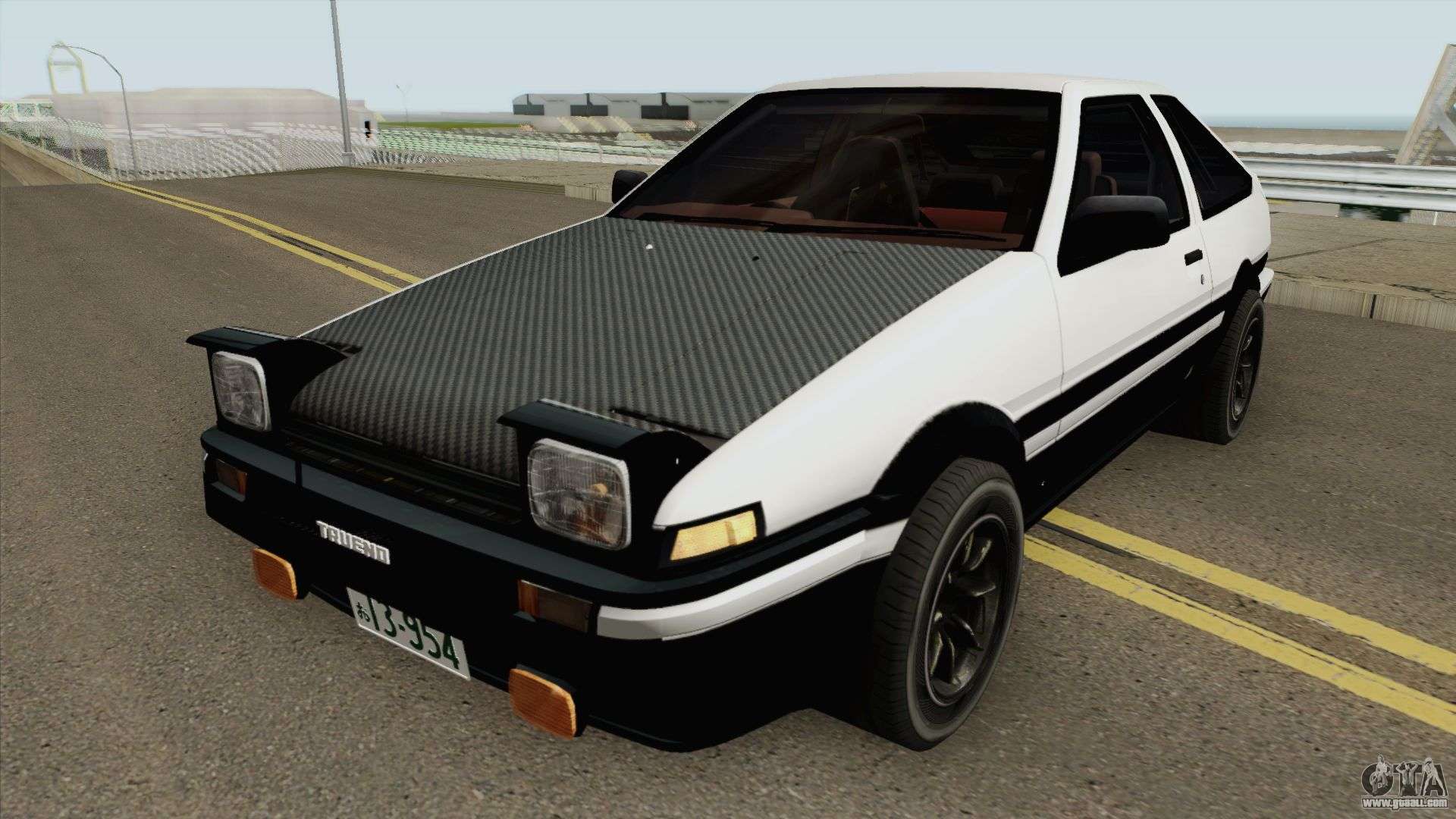 Toyota Ae86 Initial D Final Fujiwara Takumi For Gta San Andreas