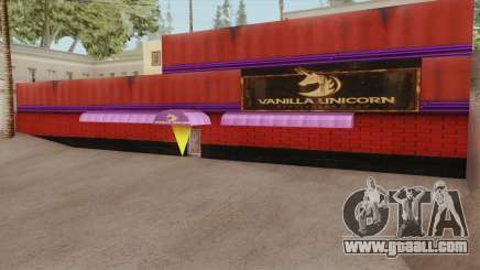 Vanilla Unicorn GTA V for GTA San Andreas