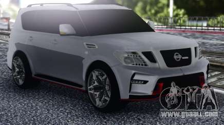 Nissan Patrol Nismo White for GTA San Andreas