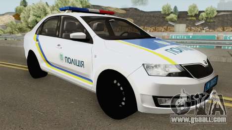 Skoda Rapid (Police Of Ukraine) for GTA San Andreas
