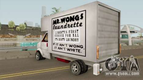 Mr Wongs Laundry Truck (GTA III) for GTA San Andreas