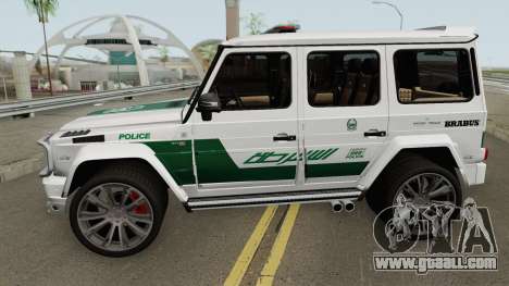 Mercedes-Benz G700 Brabus Widestar Dubai Police for GTA San Andreas