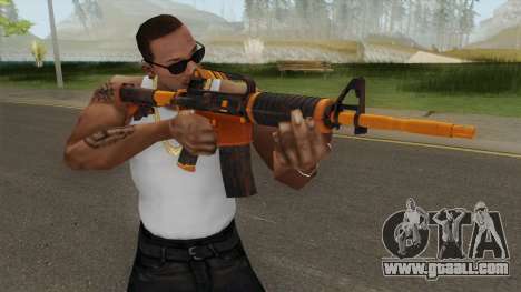 CS:GO M4A1 (Alloy Orange Skin) for GTA San Andreas