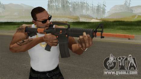 CS:GO M4A1 (Orange Accents Skin) for GTA San Andreas