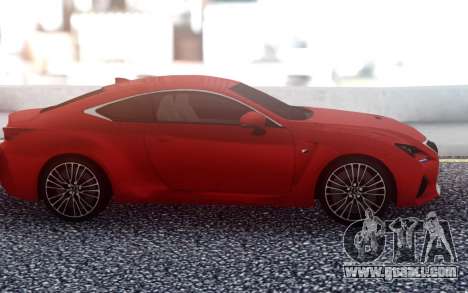 Lexus RC F for GTA San Andreas