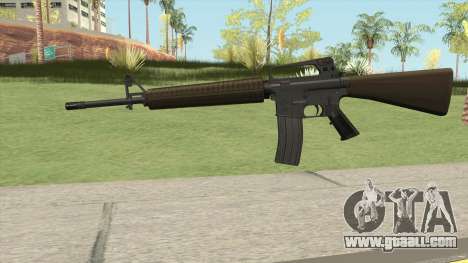 M16A2 Partial Desert Camo (Ext Mag) for GTA San Andreas
