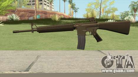 M16A2 Full Desert Camo (Ext Mag) for GTA San Andreas