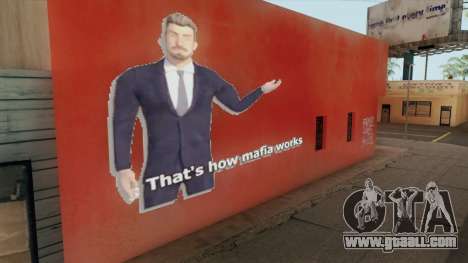 Mafia City Meme Wall for GTA San Andreas