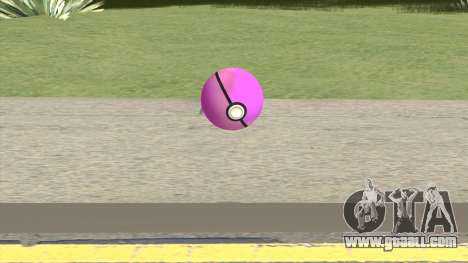 Poke Ball (Pink) for GTA San Andreas