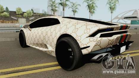 Lamborghini Huracan 2014 (Gucci Style) for GTA San Andreas