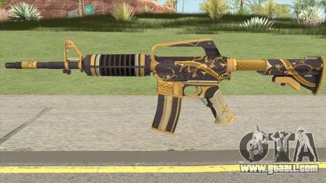 CS:GO M4A1 (Snakebite Gold Skin) for GTA San Andreas