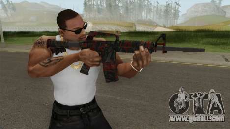 CS:GO M4A1 (Redtiger Skin) for GTA San Andreas