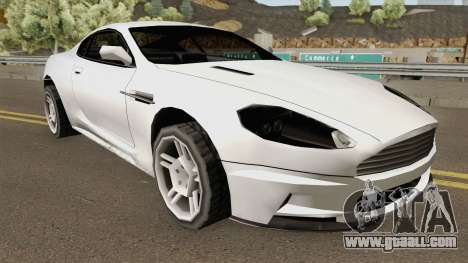 Aston Martin DB9 Low Poly for GTA San Andreas