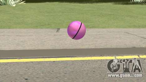 Poke Ball (Pink) for GTA San Andreas