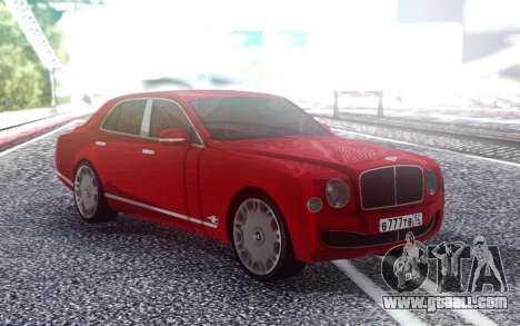 Bentley Mulsane for GTA San Andreas