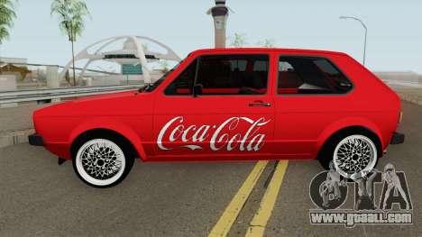 Volkswagen Golf C - Coca Cola Edition 1983 for GTA San Andreas