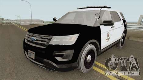 Ford Explorer Police Interceptor LAPD 2017 for GTA San Andreas