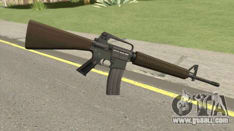 M16A2 Partial Desert Camo (Ext Mag) for GTA San Andreas