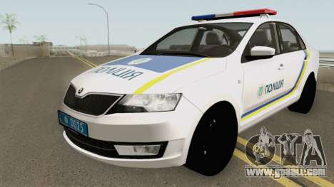 Skoda Rapid (Police Of Ukraine) for GTA San Andreas