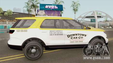 Vapid Scout Taxi GTA V IVF for GTA San Andreas