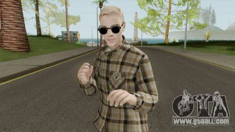 Justin Bieber Casual Outfit for GTA San Andreas