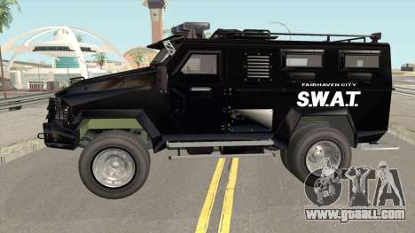 NFS MW 2012 SWAT Van for GTA San Andreas