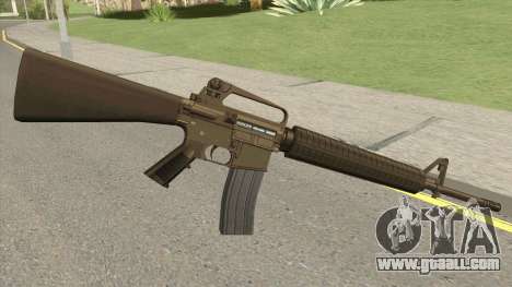 M16A2 Full Desert Camo (Ext Mag) for GTA San Andreas