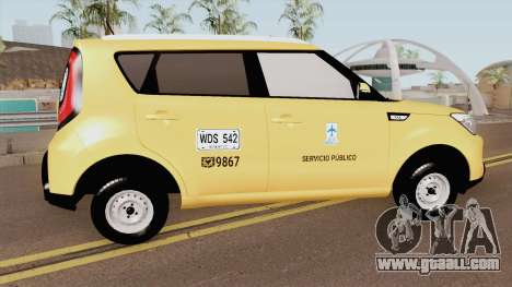 Kia Soul 2015 Taxi Colombiano for GTA San Andreas