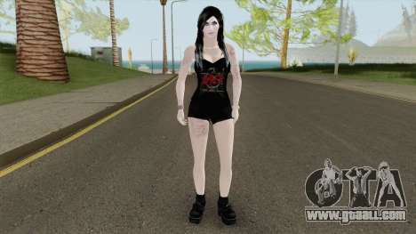 Metal Girl Skin V2 for GTA San Andreas