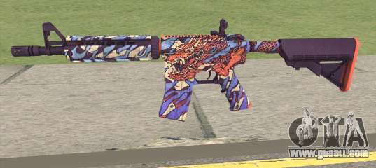 CS-GO M4A4 Dragon King for GTA San Andreas