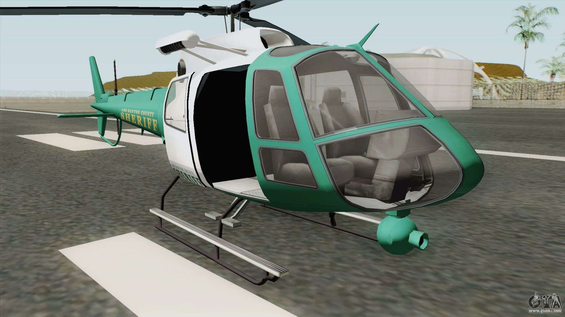 Helicoptero Fenix 02 do GAM PMERJ para GTA San Andreas