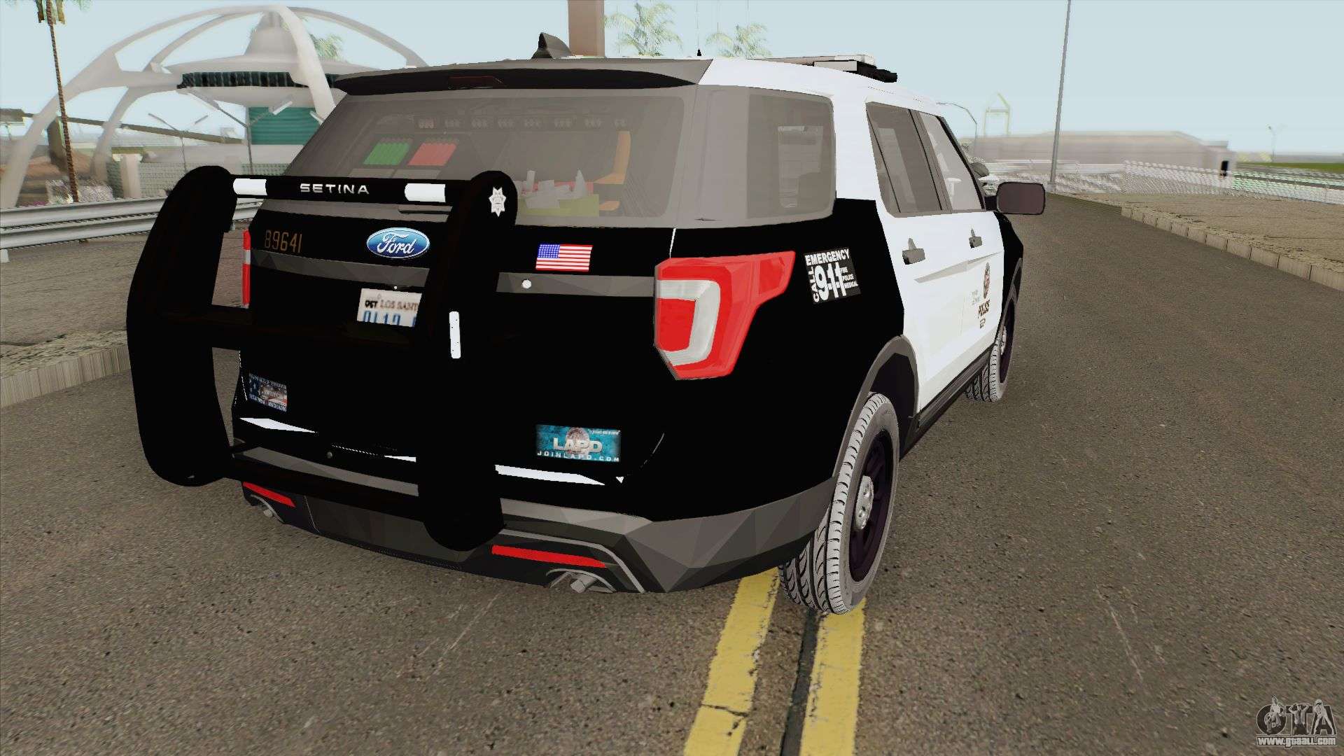 Ford Explorer Police Interceptor Lapd 2017 For Gta San Andreas